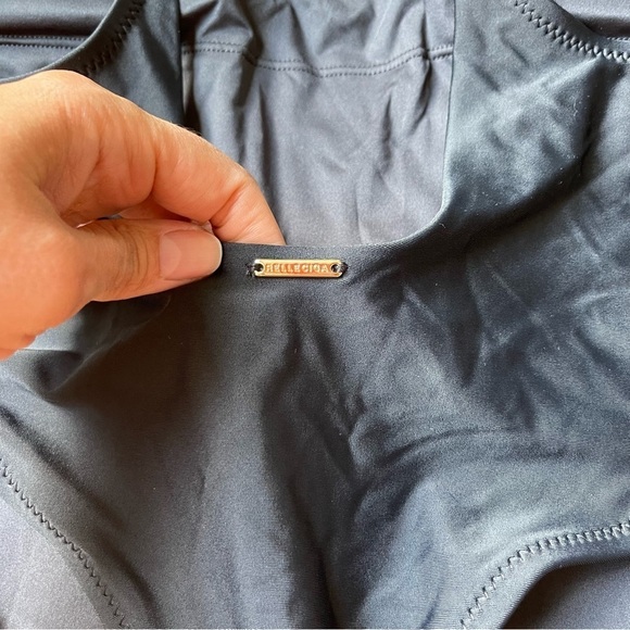 NEW Relleciga One Piece Swimsuit Thong Black R2051-800 Size XL NWT - Picture 4 of 5